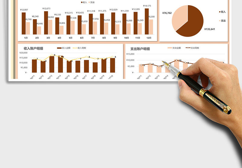 2025财务收支管理表免费下载