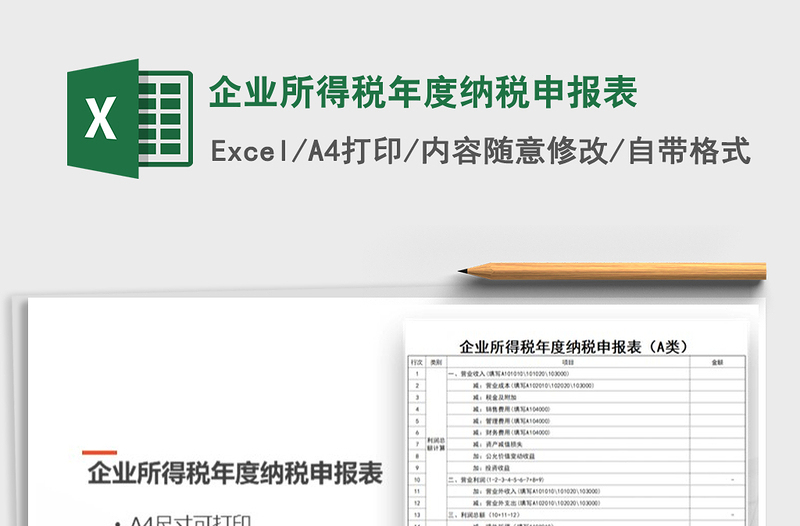 2024年企业所得税年度纳税申报表