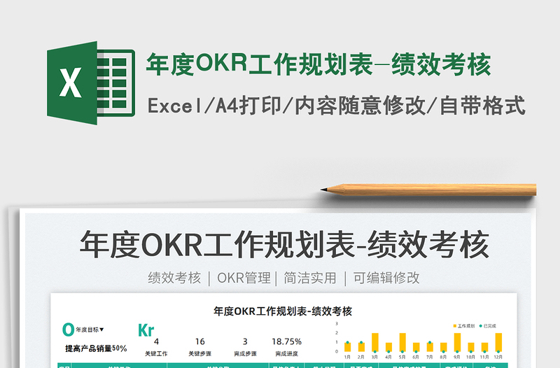 度OKR工作规划表-绩效考核