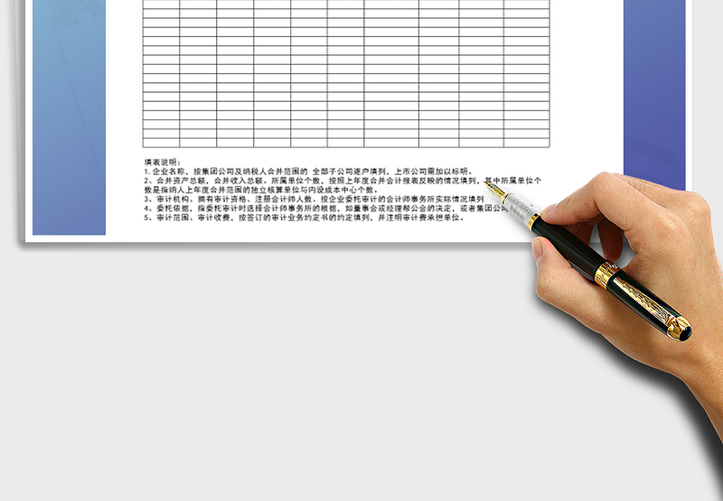2025年企业年度会计报表设计备案表