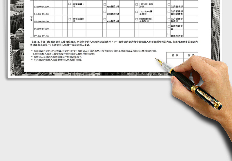 2025年新员工入职培训计划表