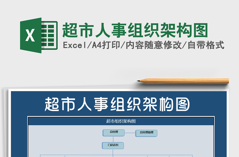 2025年超市人事组织架构图