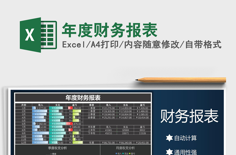 2024年年度财务报表免费下载