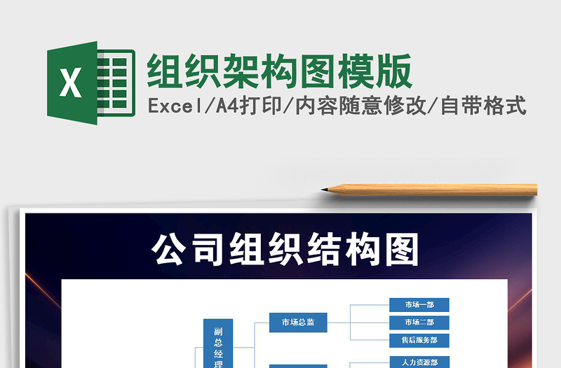 2025年组织架构图模版