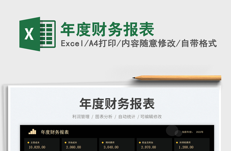 2025年度财务报表免费下载