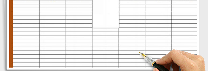 2025年财务收支记账表-按日期查询免费下载
