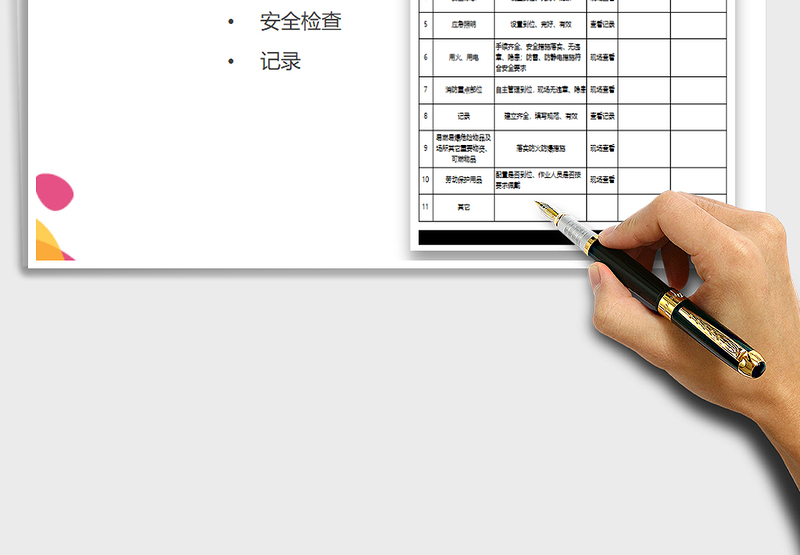 2024年安全生产日常检查表