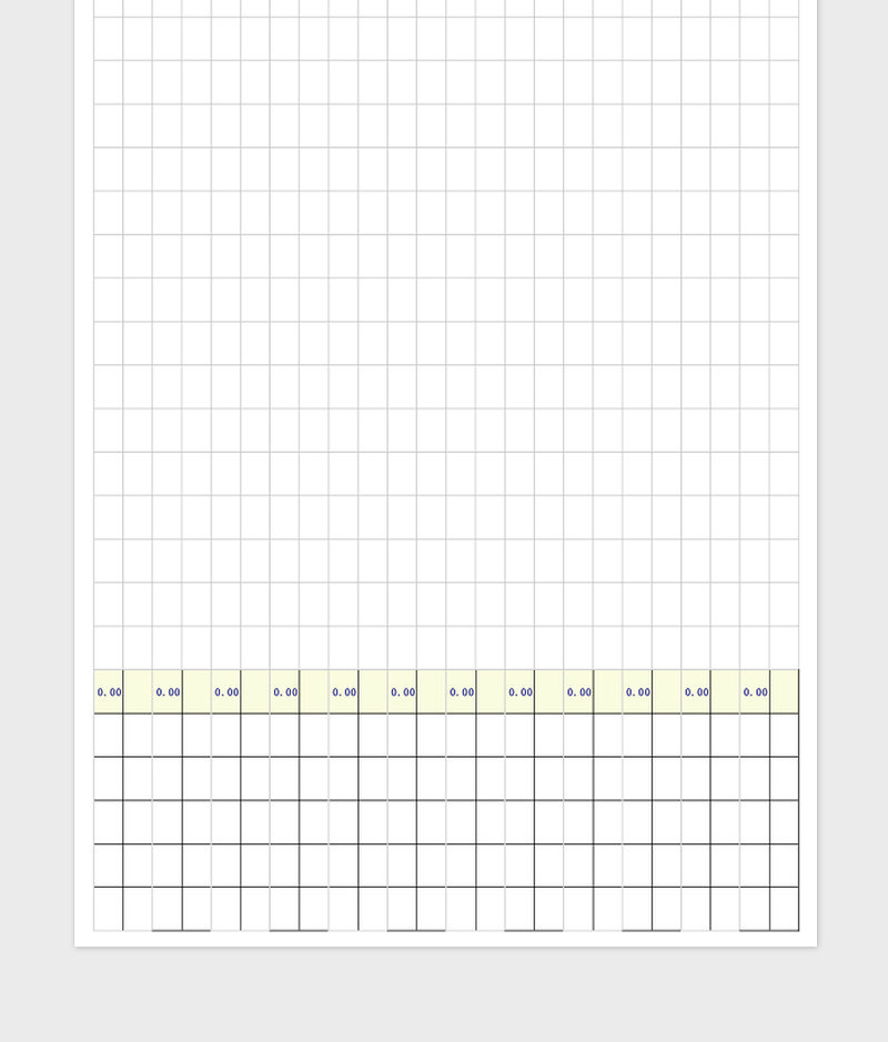 2025生产成本预算表模板