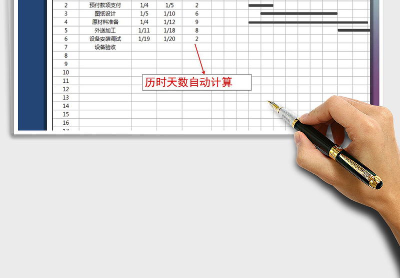 2025年进度计划表甘特图计划表