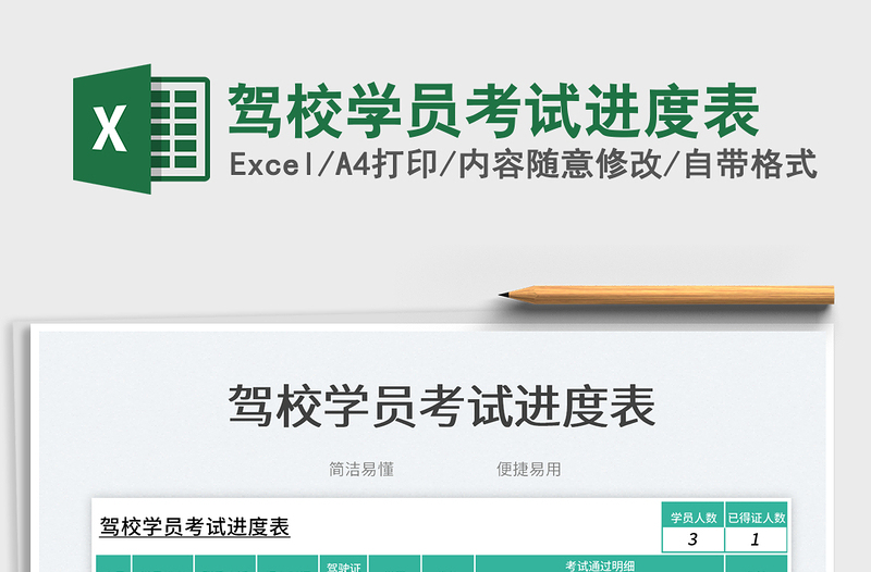 2025驾校学员考试进度表