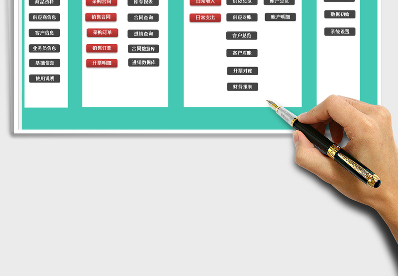 2024年进销存-财务收支-合同管理系统