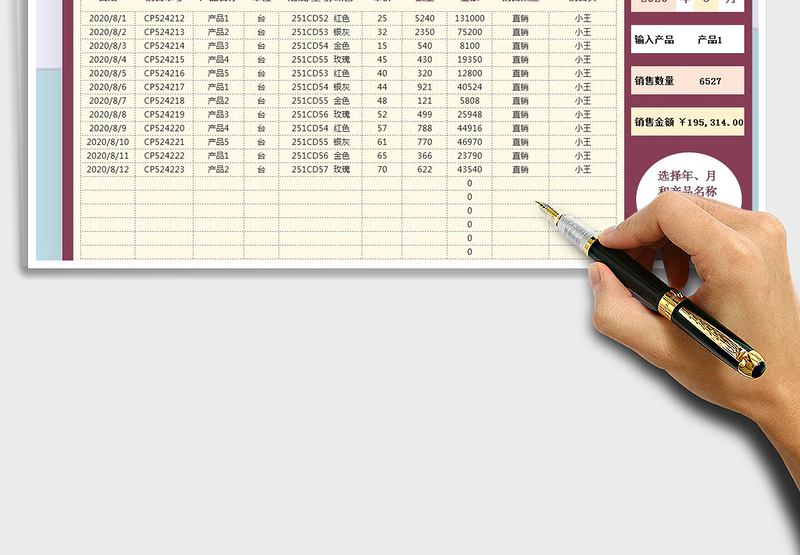 2025年销售订单表(根据日期查询数)