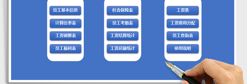 2024年工资管理系统excel表格