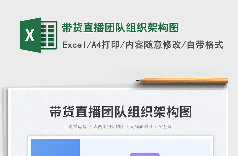 2025带货直播团队组织架构图