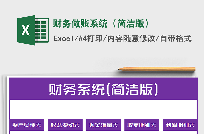 2025年财务做账系统（简洁版）