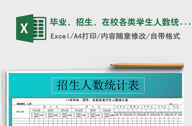 2025年毕业、招生、在校各类学生人数统计表