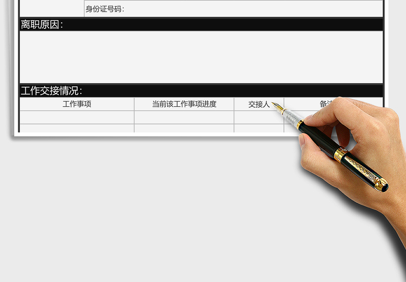 2025年辞职申请表