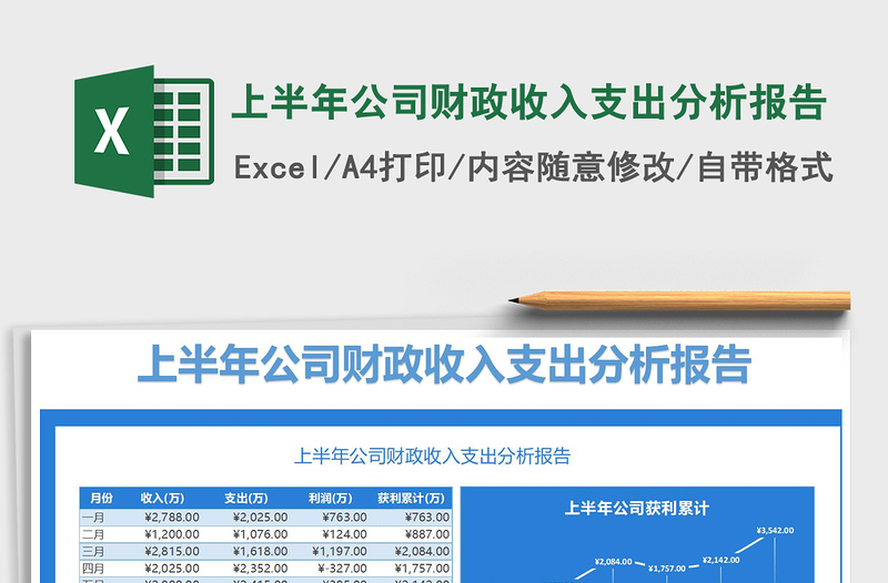 2025年上半年公司财政收入支出分析报告