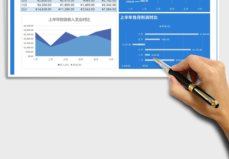 2025年上半年公司财政收入支出分析报告