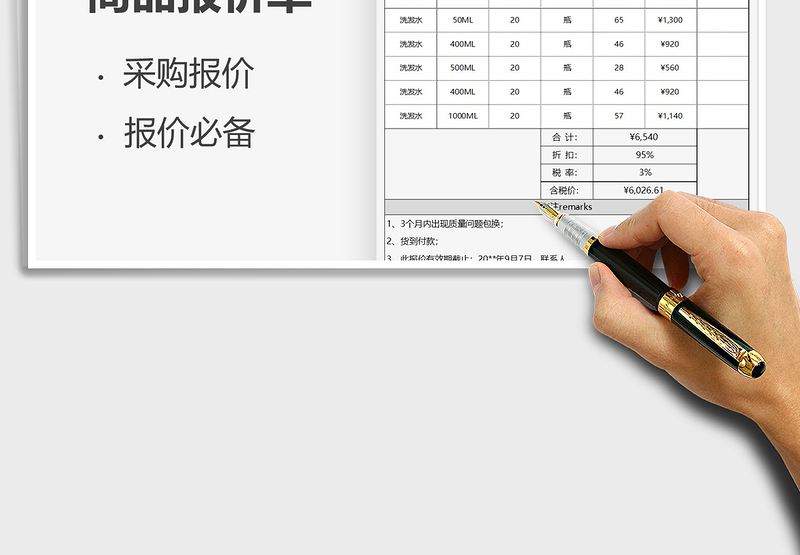 2025商品报价单免费下载