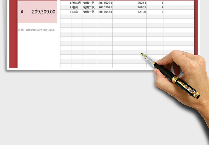2024年销售报表-销售业绩龙虎榜排行榜