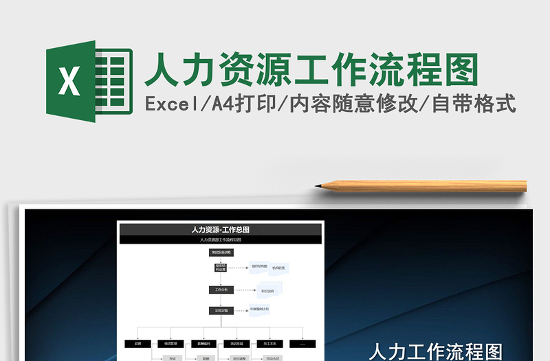 人力资源工作流程图