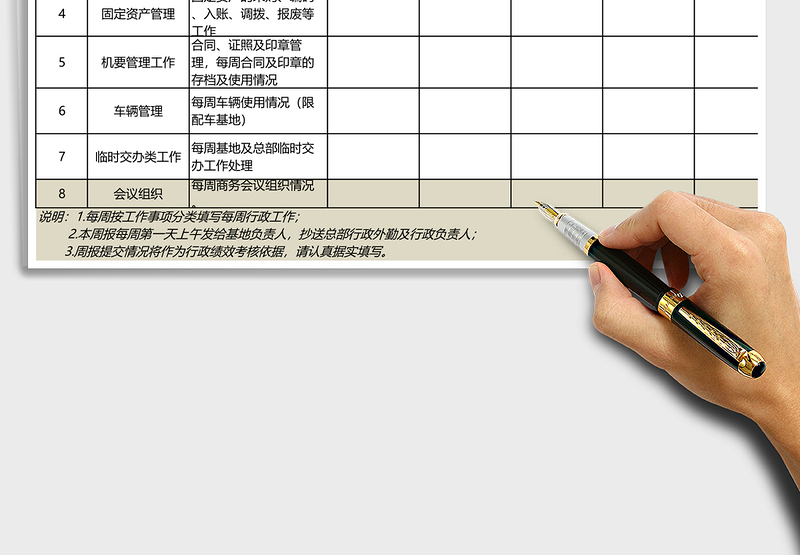 2025年行政工作月度汇报表