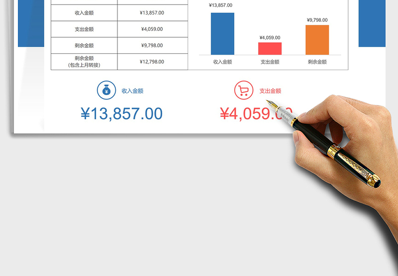 2025年财务收支管理明细表可视化可查询免费下载