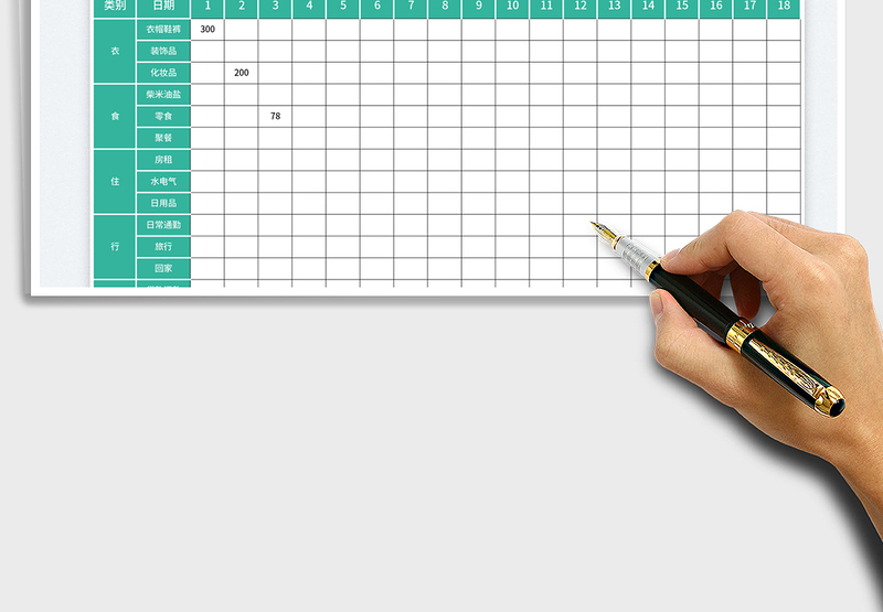 2025个人生活开支统计表