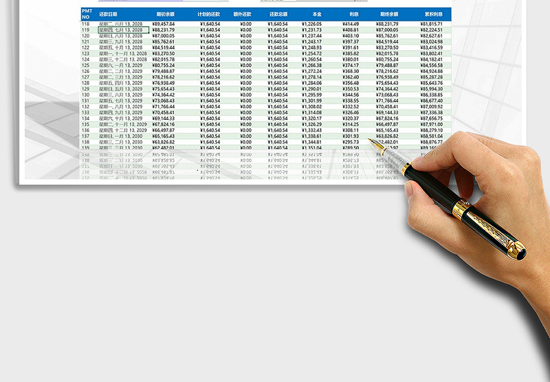 2024年贷款还款计算器(房贷计算器)还贷计划表