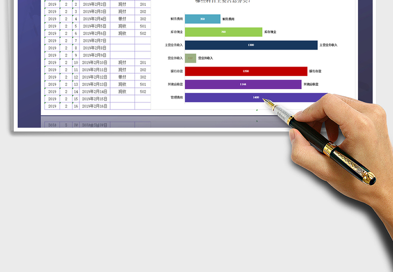 2025年现金日记账-财务出纳必备报表