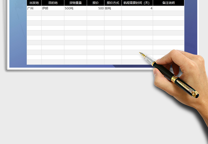 2025年外贸船运费用报价单