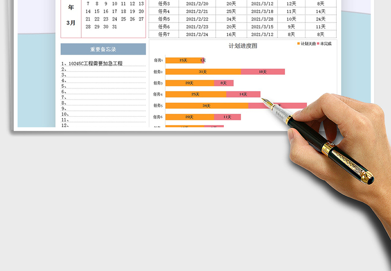 2025年施工项目计划表