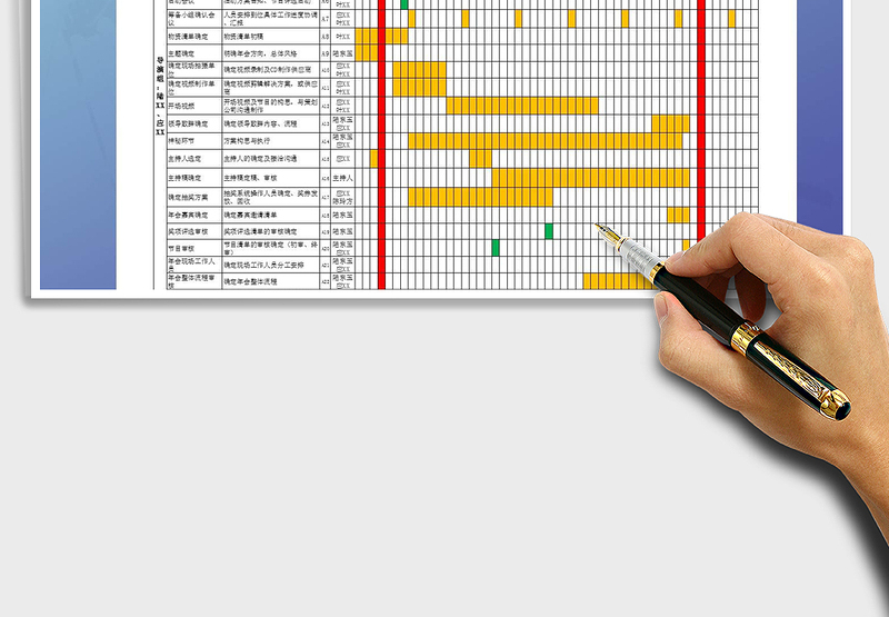 2025年集团年会工作分工推进计划表