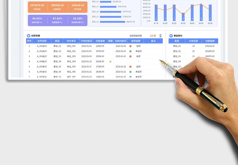 2025应付款明细分析表免费下载