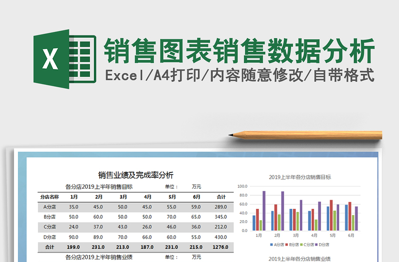 2024年销售图表销售数据分析免费下载