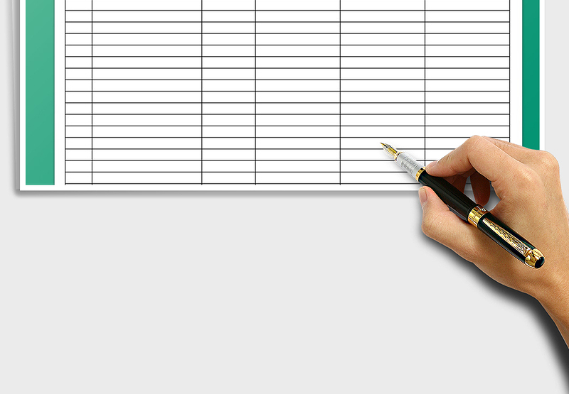 2025年个人费用收支记账管理登记表免费下载