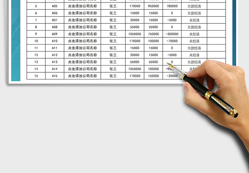 2025年公司财务对账单