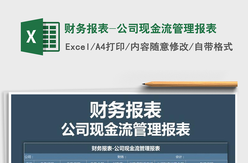 2025年财务报表-公司现金流管理报表