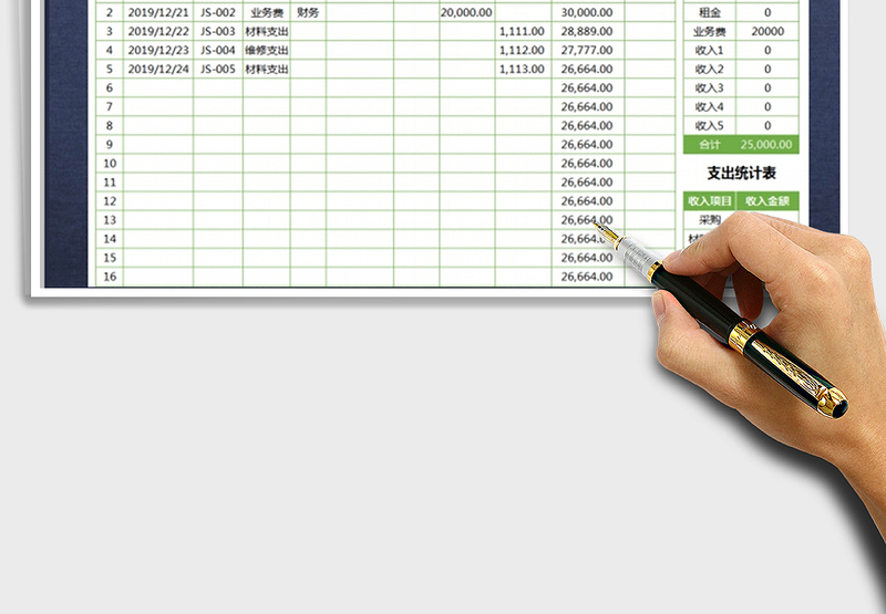 2025年财务管理-日记账（图表分析）