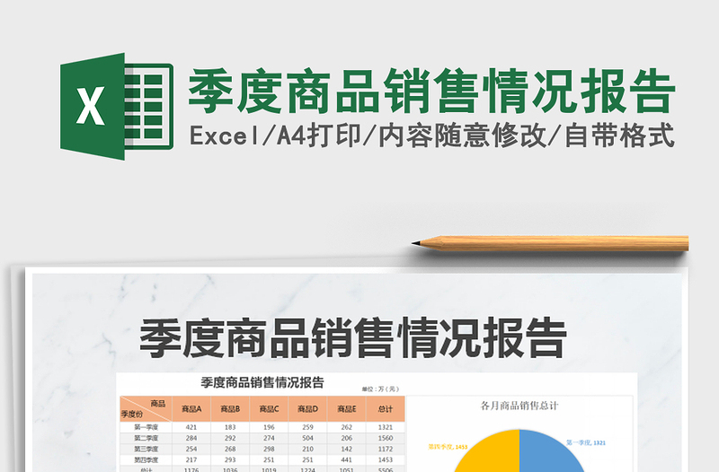 2025年季度商品销售情况报告