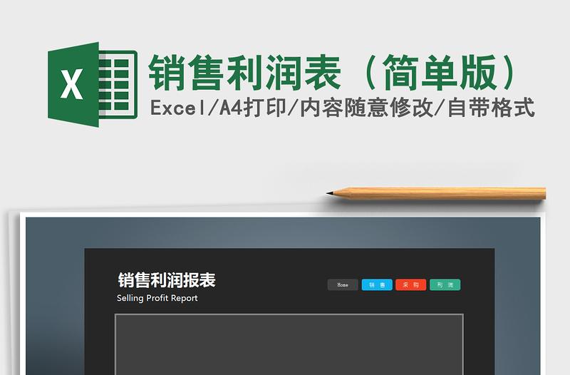 2025年销售利润表（简单版）