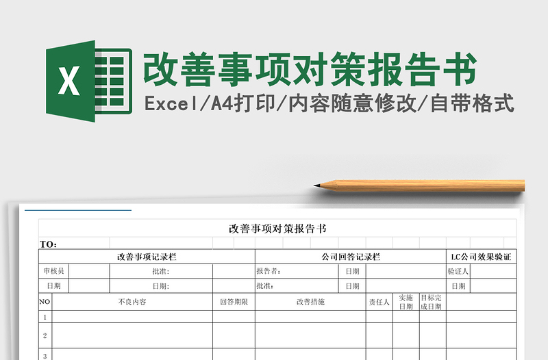 2025年改善事项对策报告书