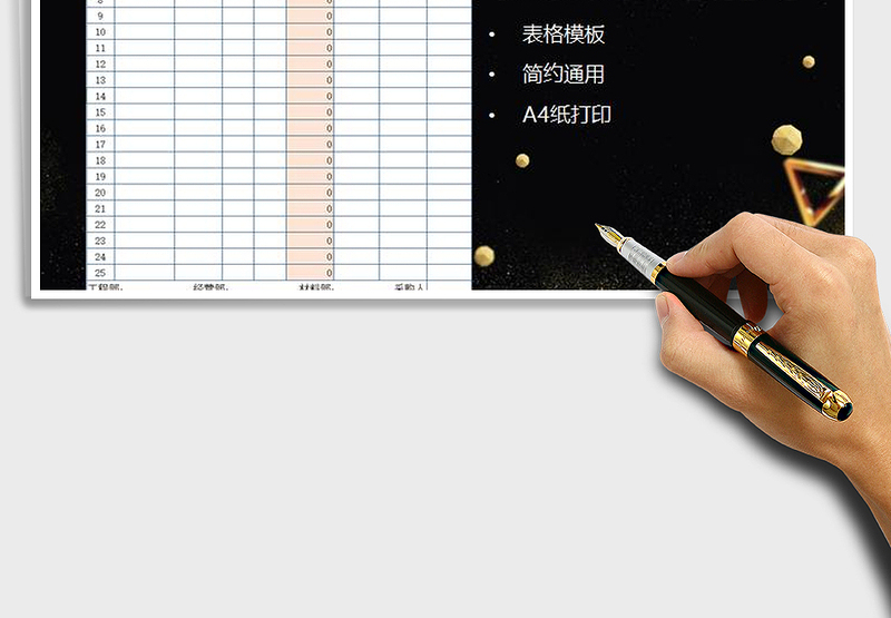 2025年物资采购清单表格