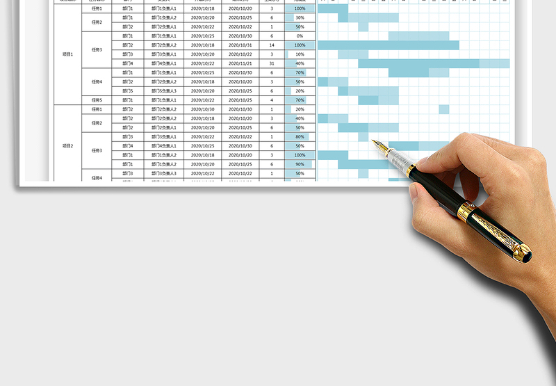 2025年项目管理表