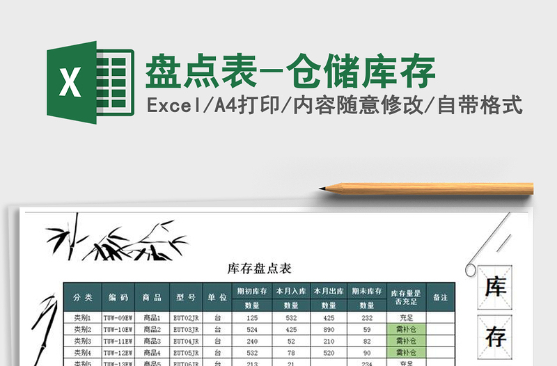 2025年盘点表-仓储库存