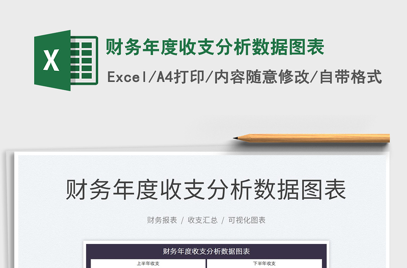 2025财务年度收支分析数据图表免费下载