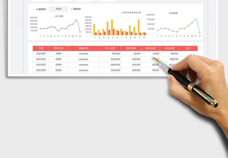2025公司日常财务收入费用利润表