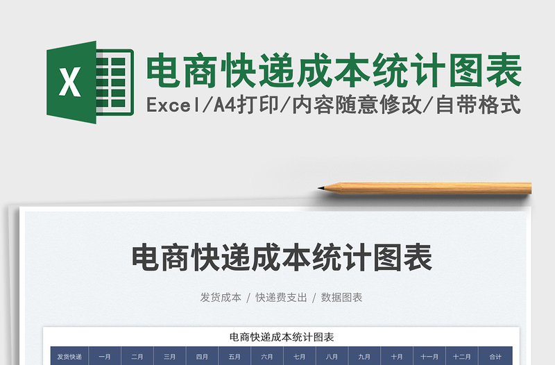 2025电商快递成本统计图表