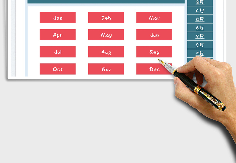 2022年全年日历-含农历-分12个月
